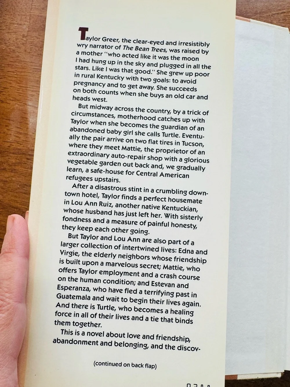 The Bean Trees by Barbara Kingsolver - Hardback